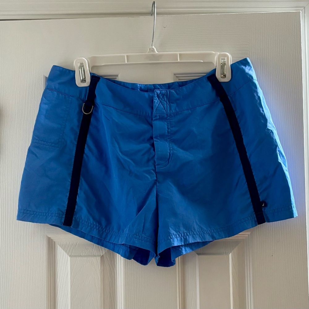 Nautical Women’s board shorts swim Size Large EUC